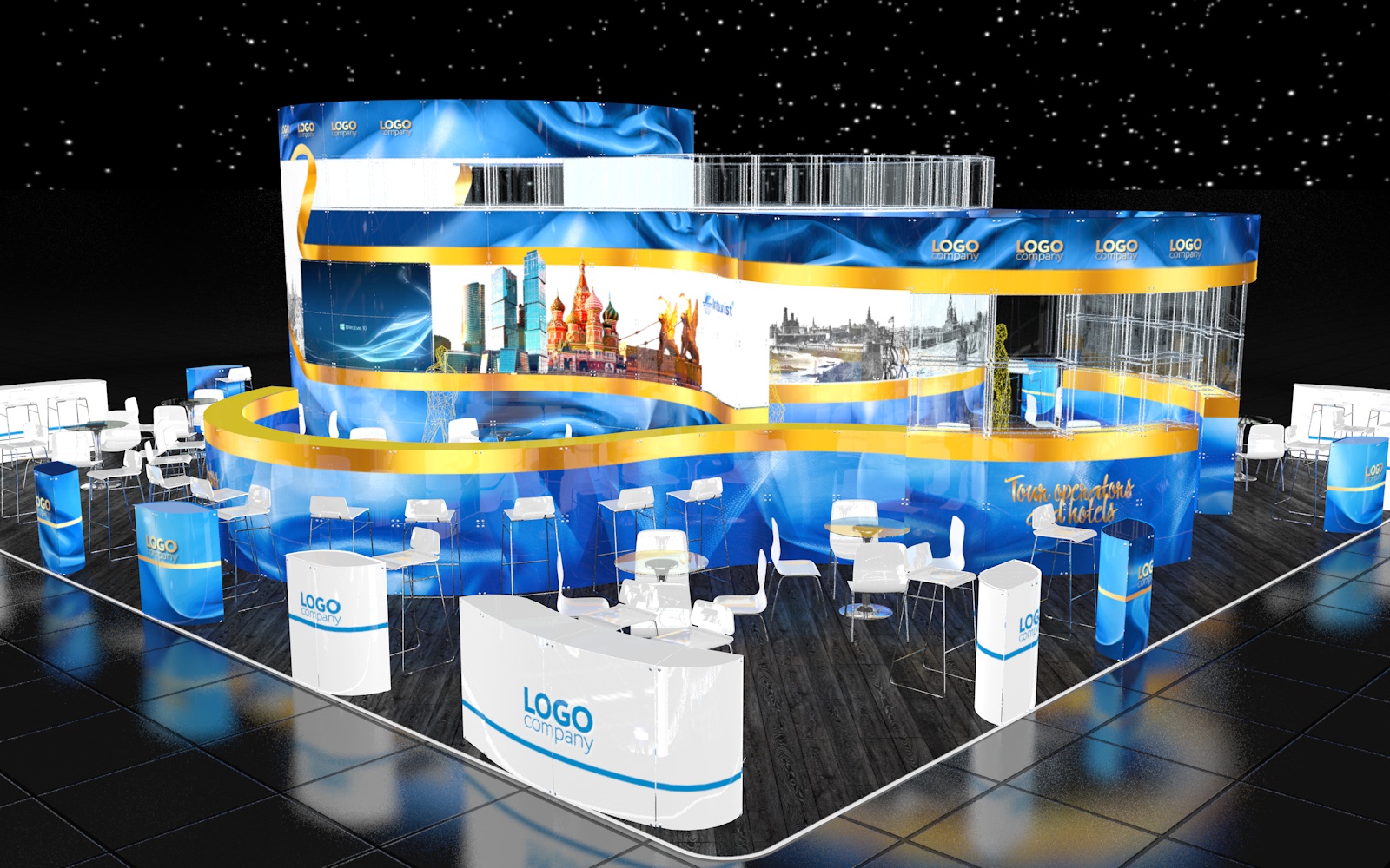 Basic stand at the exhibition ITB Berlin march 2019